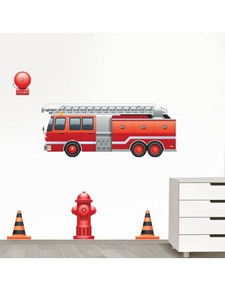 Kit stickers pompier