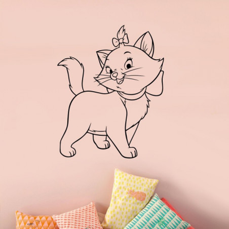 Sticker mural Marie les aristochats