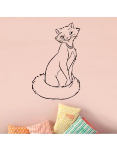 Sticker mural maman les aristochats