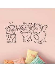 Sticker mural les aristochats