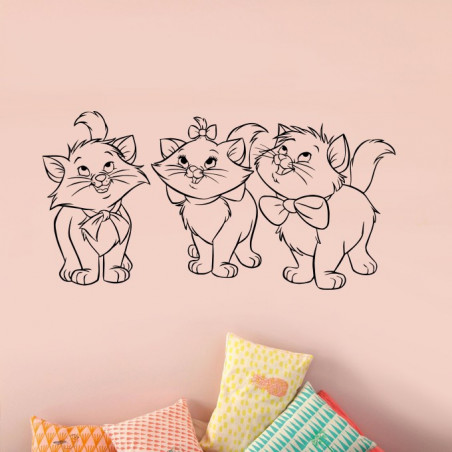 Sticker mural les aristochats