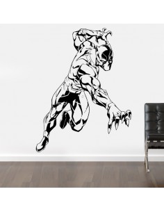 Sticker mural black panther