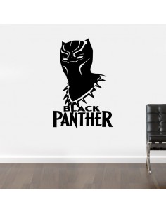 Sticker mural black panther