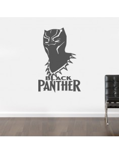 Sticker mural black panther 2