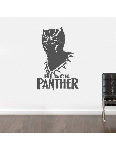 Sticker mural black panther