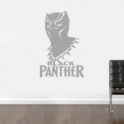 Sticker mural black panther