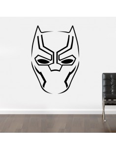 Sticker mural black panther