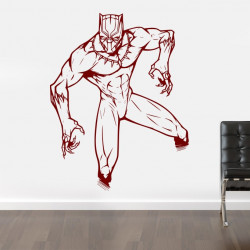 Sticker black panther