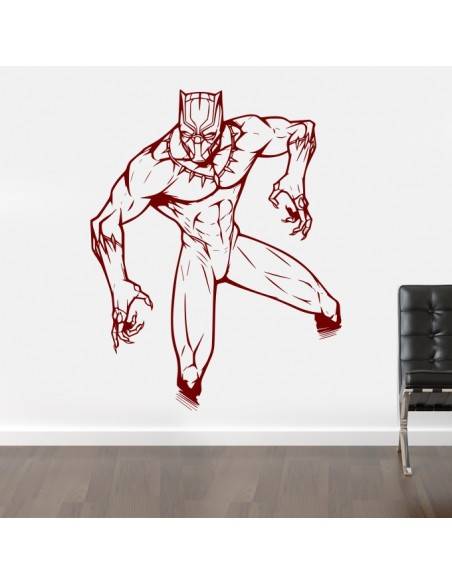Sticker black panther