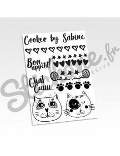 Stickers cookeo chat personnalisé 2