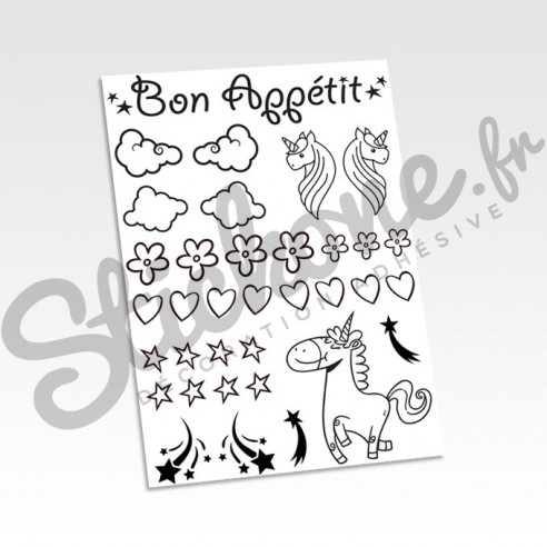 Stickers cookeo licorne