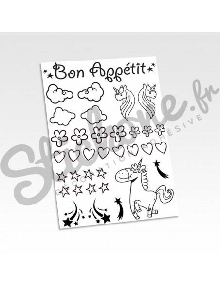 Stickers cookeo licorne