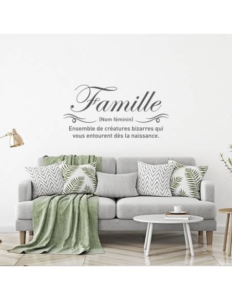 Sticker citation famille