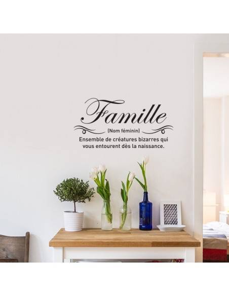 Sticker citation famille
