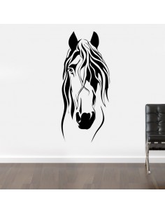 Sticker mural cheval