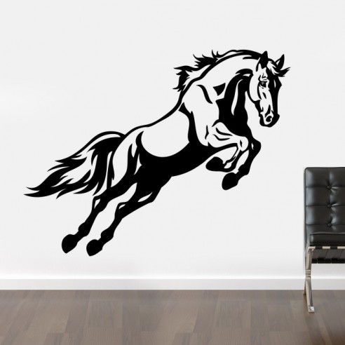 sticker cheval