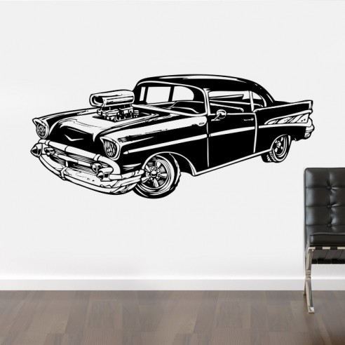 Sticker voiture ancienne