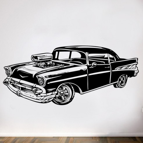 Sticker voiture ancienne