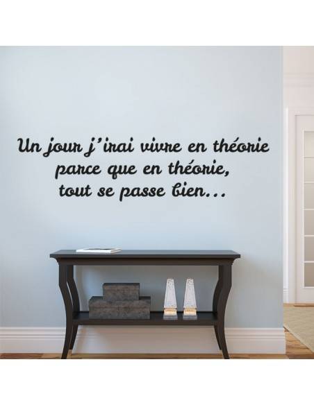 stickers muraux citation