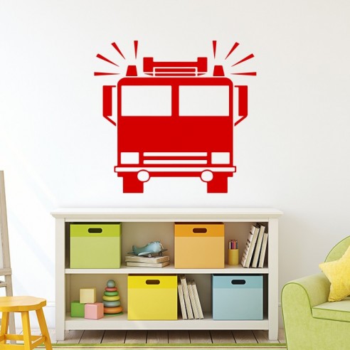 Sticker camion pompier