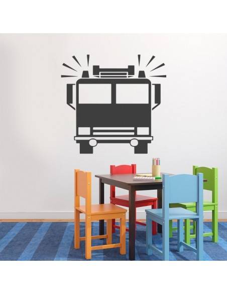 Sticker camion pompier