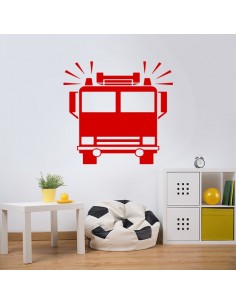 Sticker camion pompier