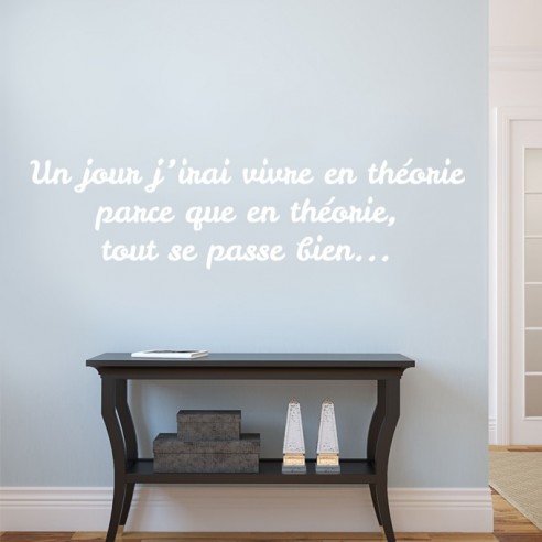 stickers déco citation