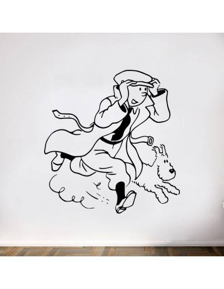 Sticker tintin et milou