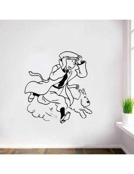 Sticker tintin et milou