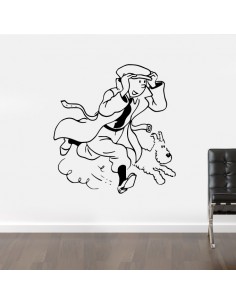 Sticker tintin et milou 2