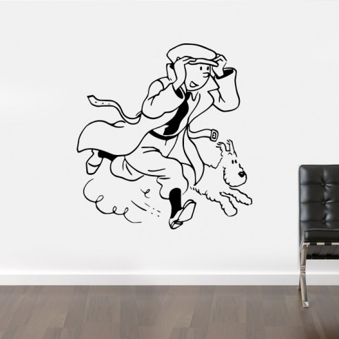 Sticker tintin et milou