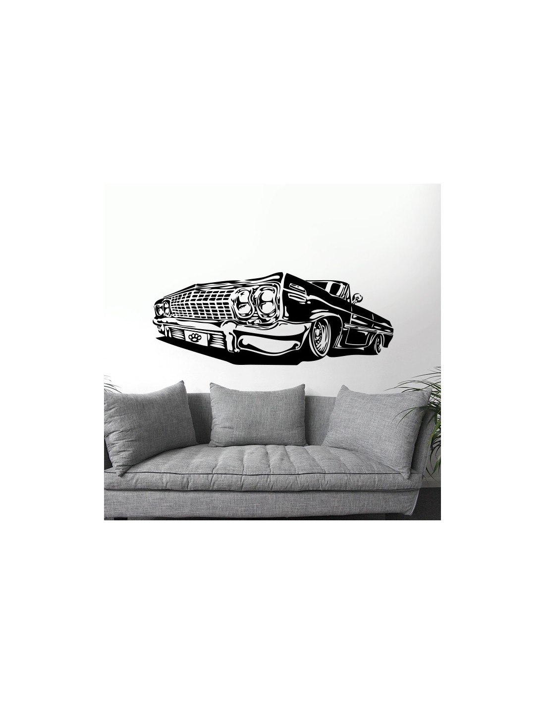 Le Saint stickman autocollant autocollant autocollant porte murale voiture  van vélo démoniaque décoration de la maison -  France