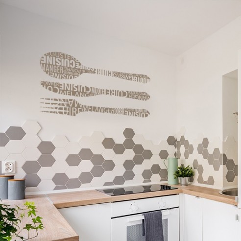 Sticker fourchette, couteau et cuillère