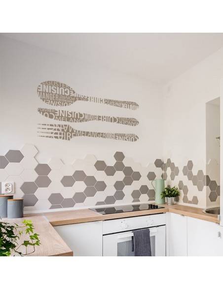 Sticker fourchette, couteau et cuillère