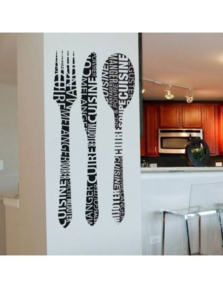 Sticker fourchette, couteau et cuillère