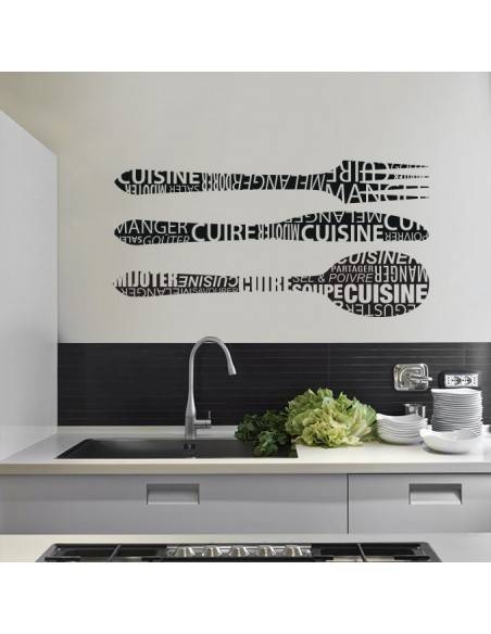 Sticker fourchette, couteau et cuillère