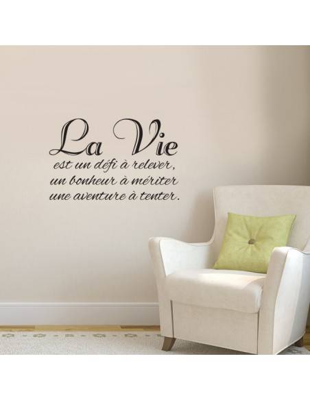 Sticker citation vie