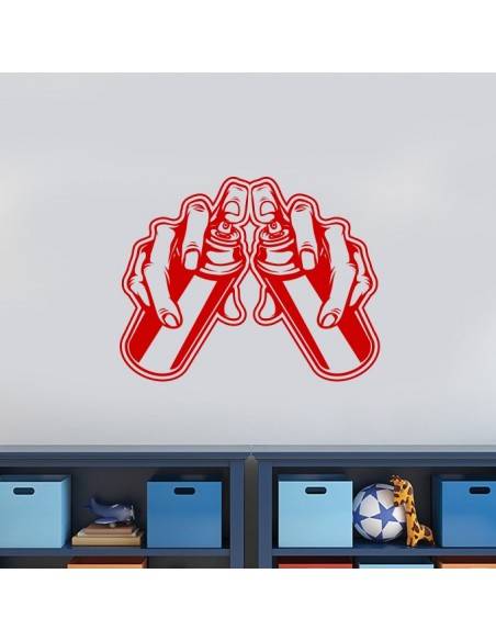 Sticker bombe de peinture graffiti