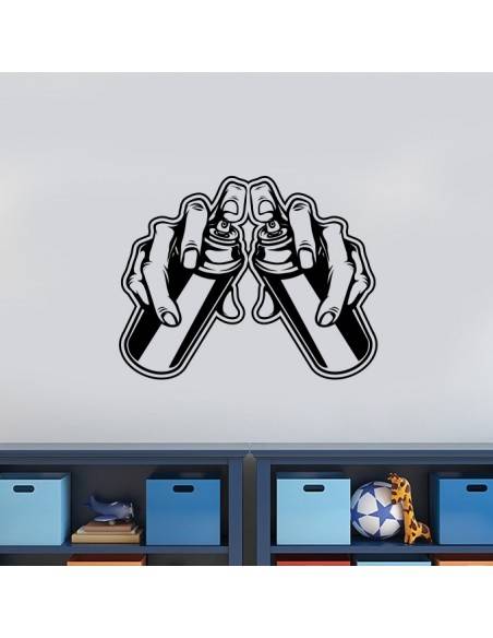 Sticker bombe de peinture graffiti