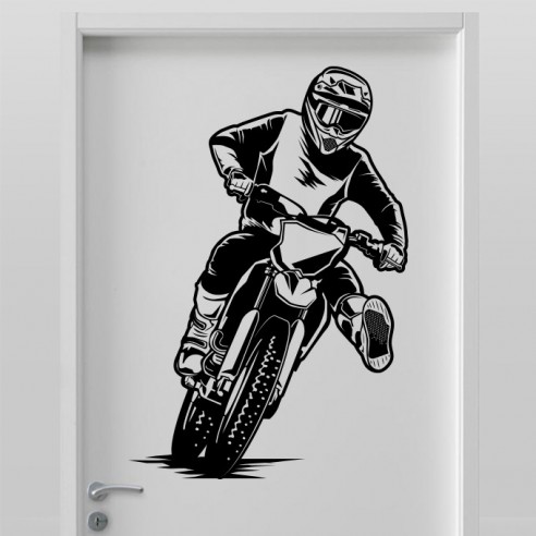 Sticker motocross