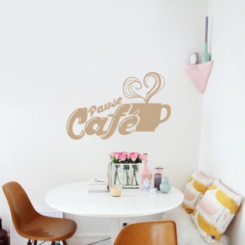 Sticker pause café