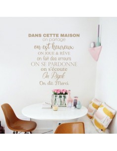 Sticker dans cette maison 2