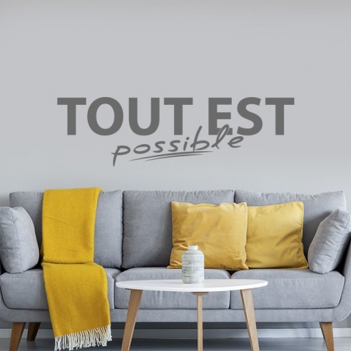Sticker tout est possible