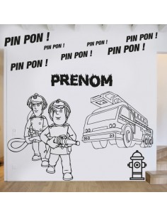 Kit stickers pompier