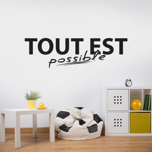 Sticker tout est possible