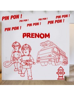 Kit stickers pompier 2