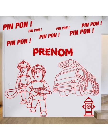 Kit stickers pompier