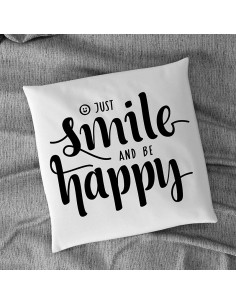 Flock textile smile happy 2