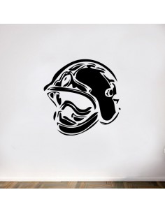 stickers casque pompier
