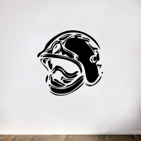 stickers casque pompier